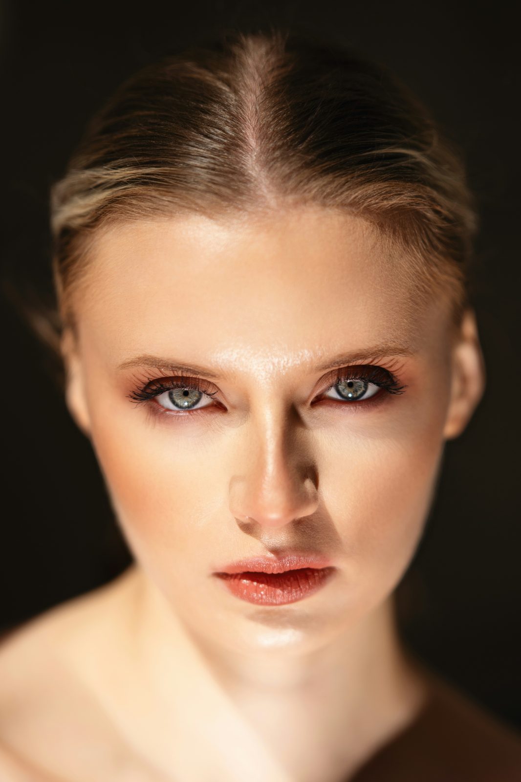 Close up makeup look